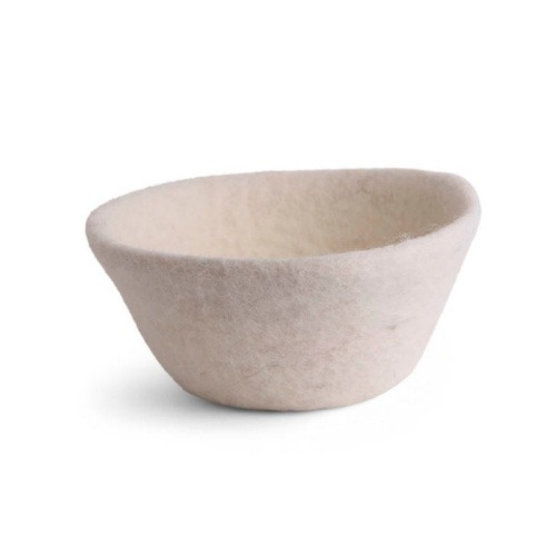 34. Felt Decoration Bowl (Ivory)