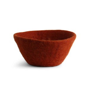 7. [12/14 재입고 예정] Felt Decoration Bowl (Rusty Red)