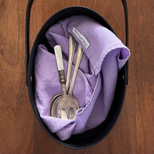 French Linen Kitchen Cloth (Lavender)