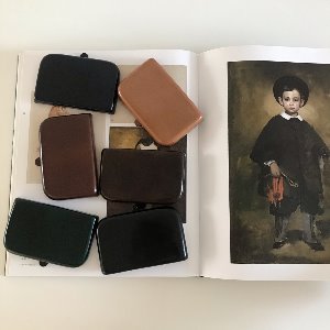 [10차 여유수량] PERONI FIRENZE Leather Card Case (BASIC COLORS)