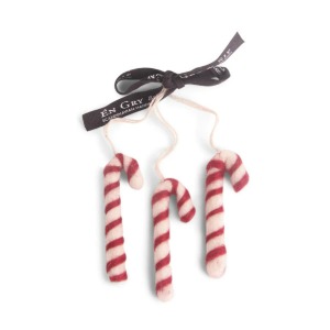 26. Felted Candy Canes Set (3pcs)